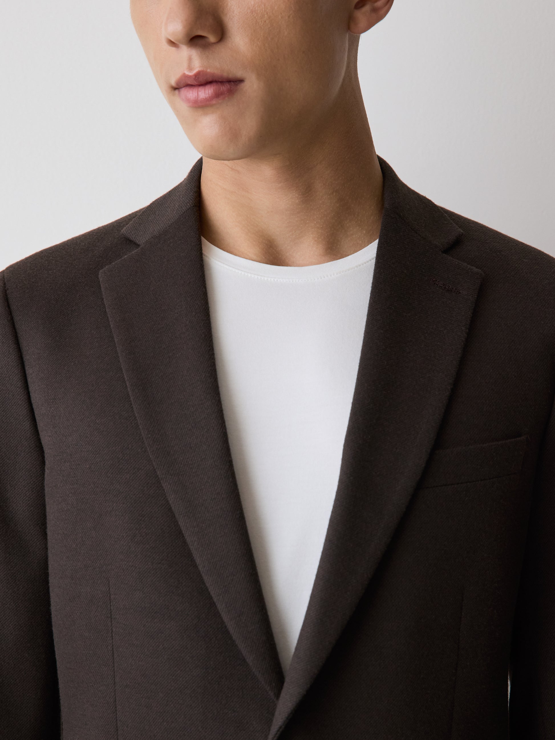 Slim-Fit Knit Blazer