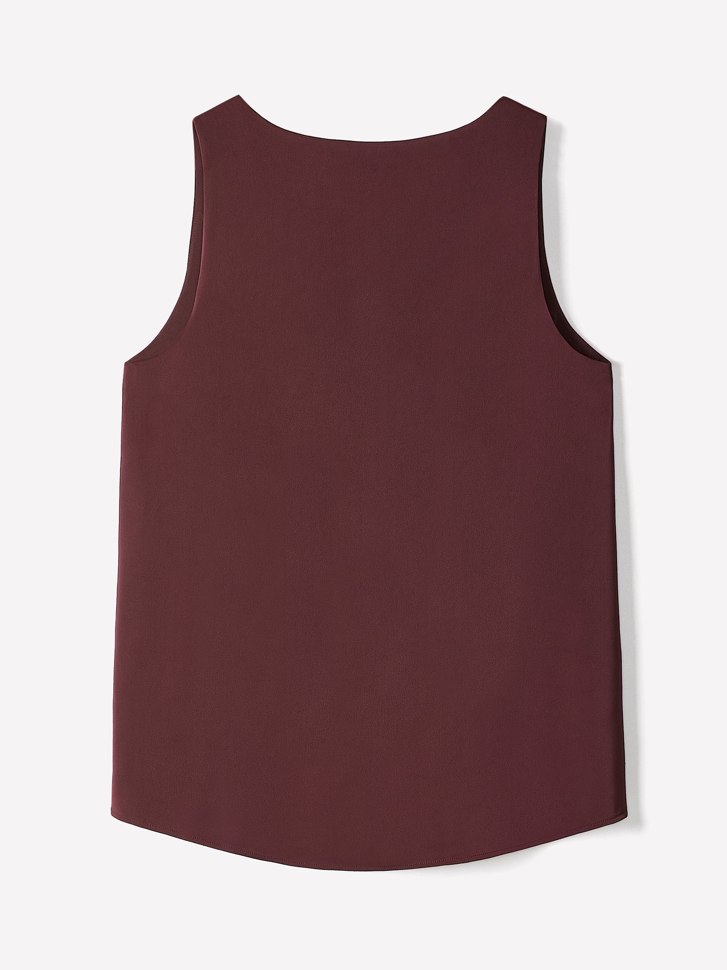 Woven Satin Cami Blouse U Neck
