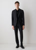 Veston Noir E-Tech à Coupe Étroite