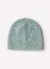 Ribbed Wool Blend Beanie Hat