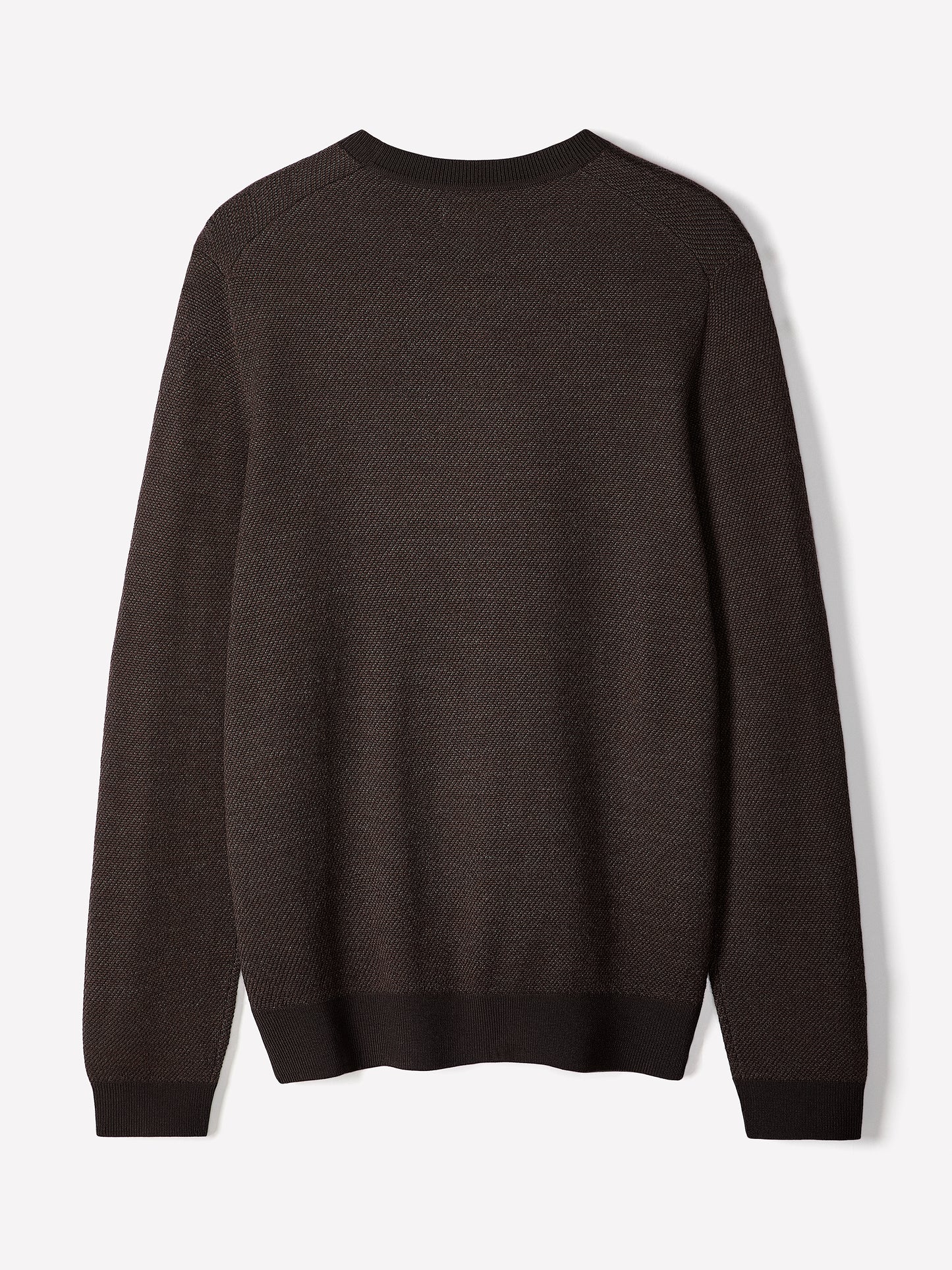 Mens Merino Wool Crewneck Sweater