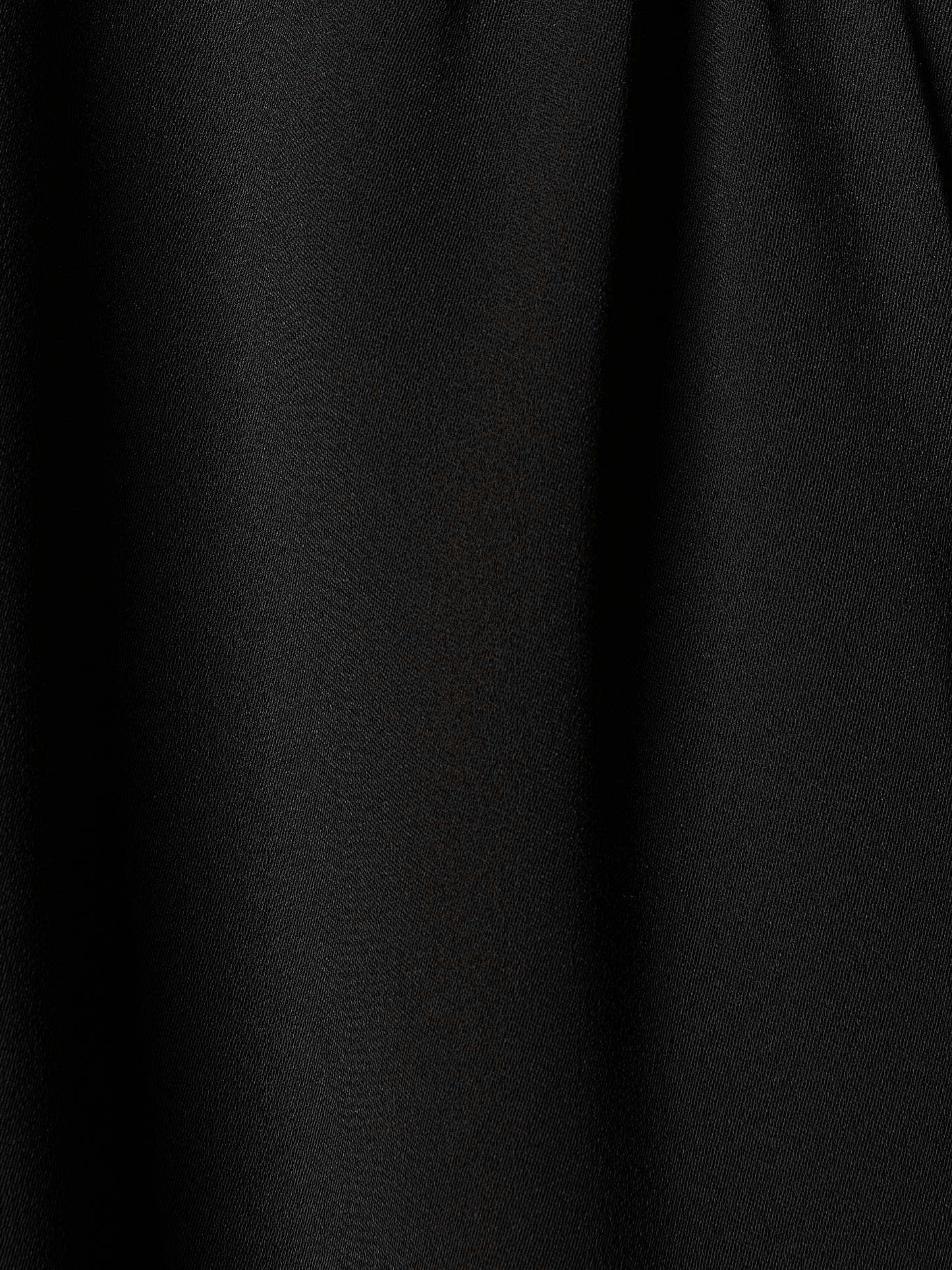 Silky Crepe Long-Sleeve Buttoned-Down Blouse