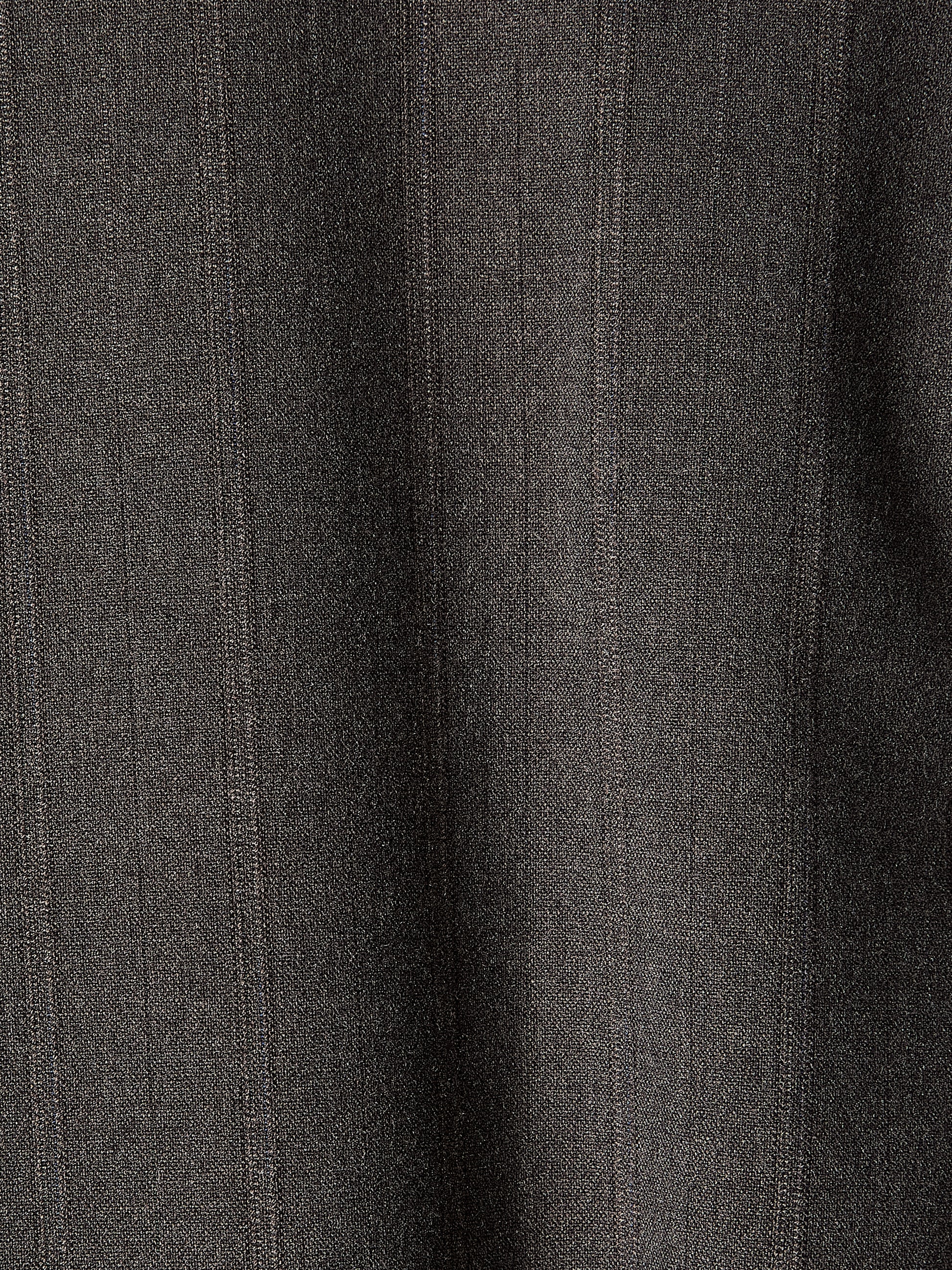 Woven Sleeveless Faux Wrap Dress with Stripes