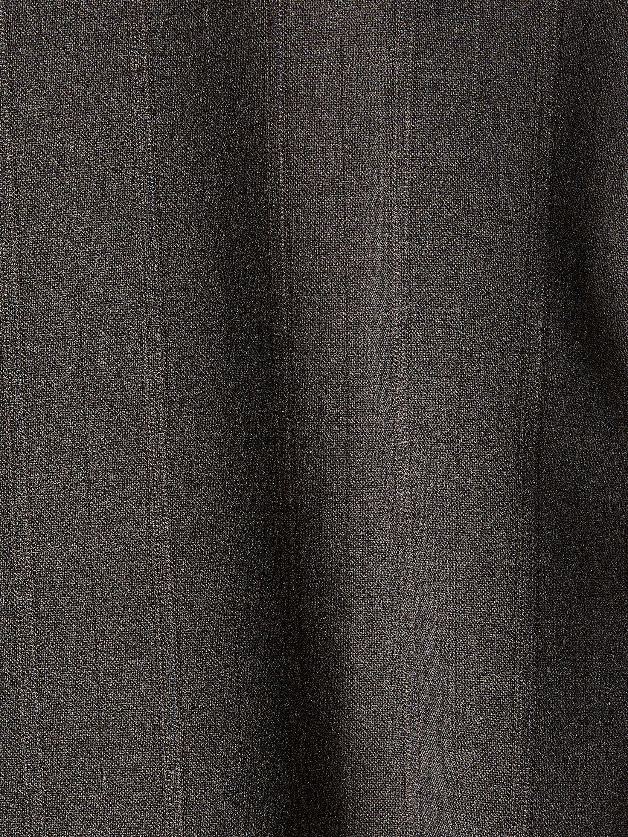 Woven Sleeveless Faux Wrap Dress with Stripes