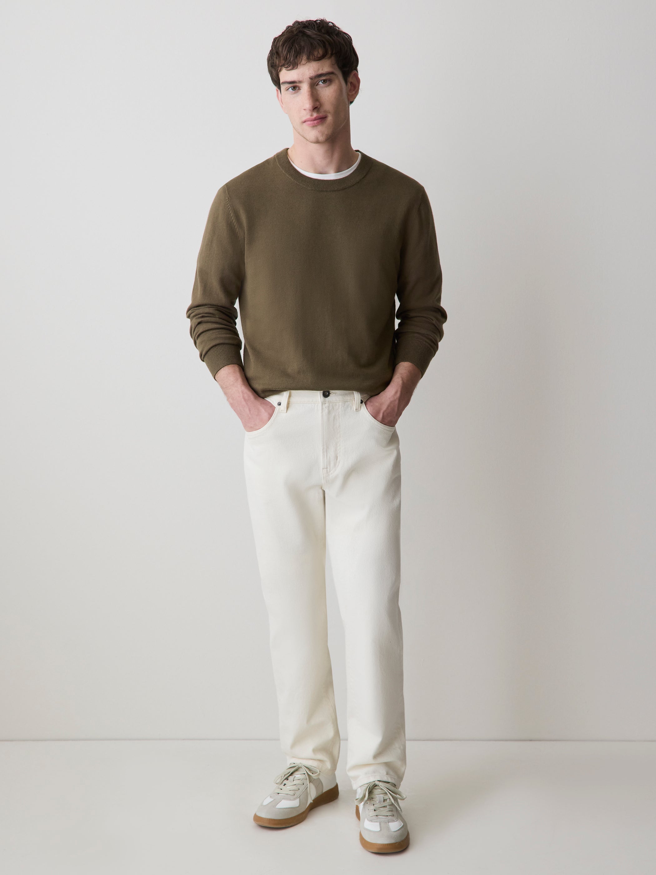 Long-Sleeve Crew-Neck Sweater