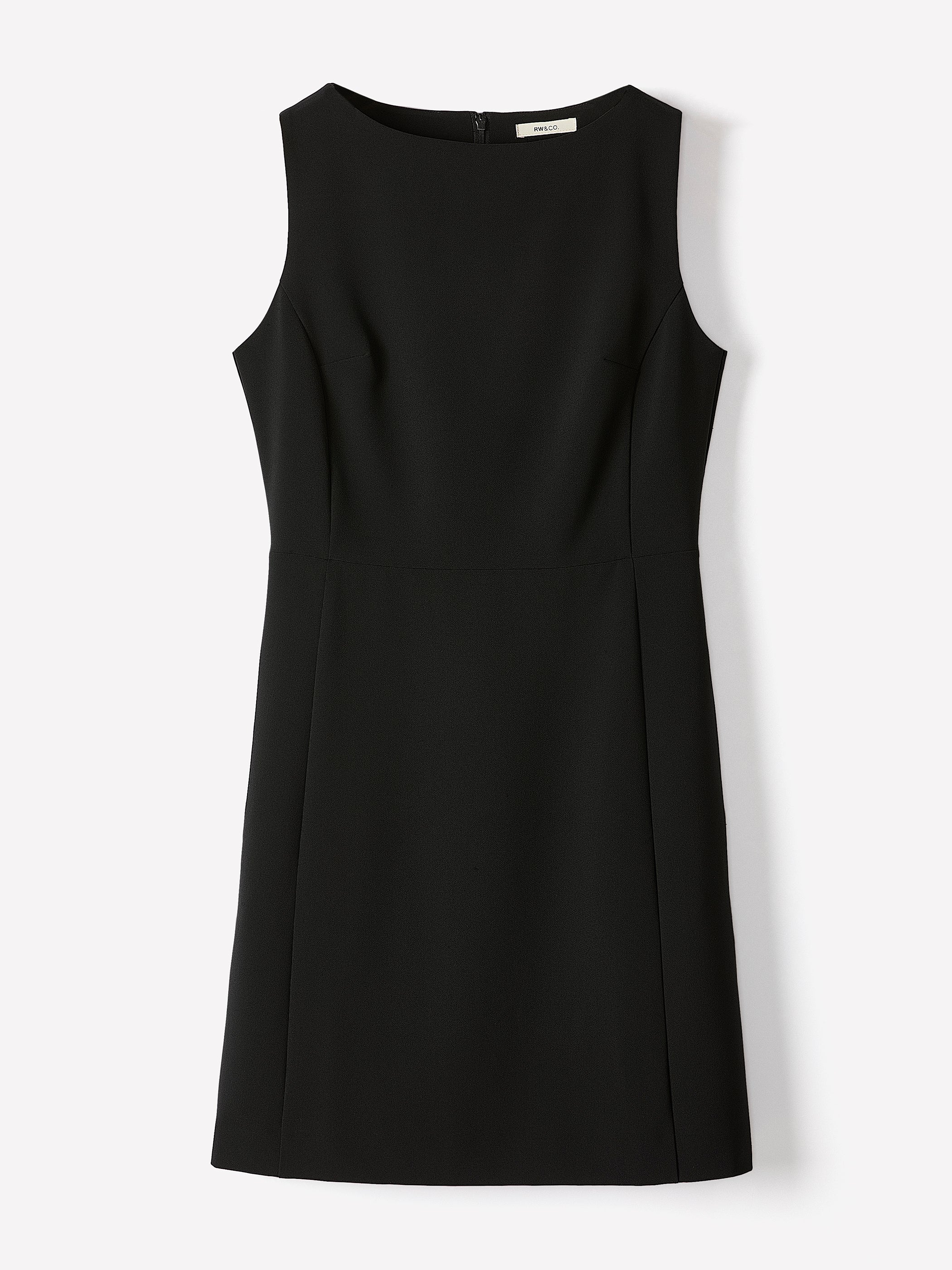 Robe Courte Sans Manches à Col Bateau