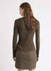 Wool-Blend Scoop-Neck Long-Sleeve Top