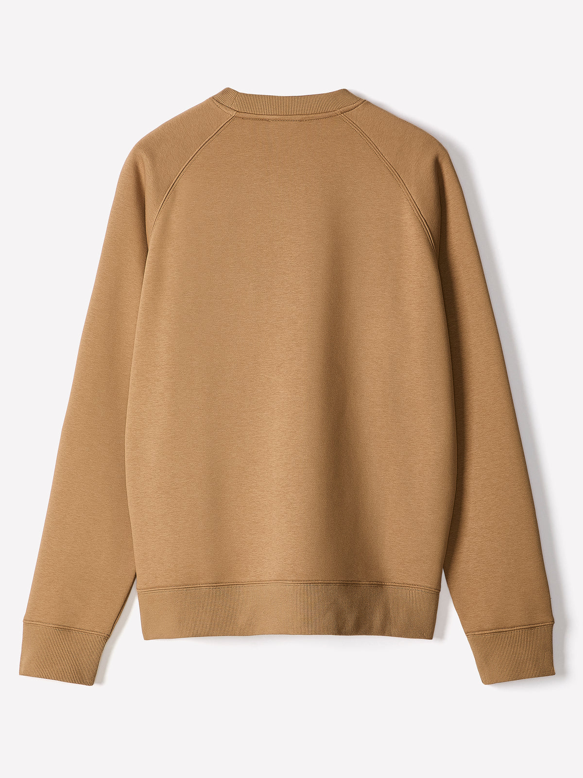 Long-Sleeve Crew-Neck Fleece Sweater