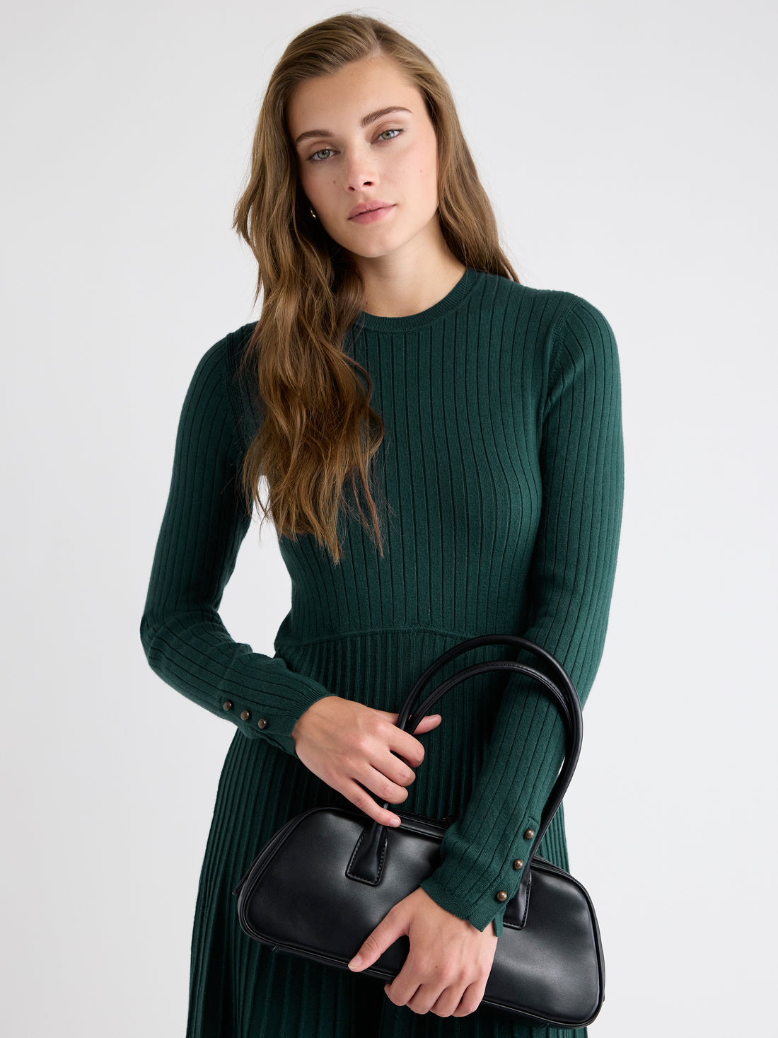 chinese dress ladies MEROKEETY Women's Long Sleeve Sweater Dress 2025 High Neck Slim Fit Ribbed  Knit Midi Winter Dresses, Black XS at Amazon Women's Clothing store
