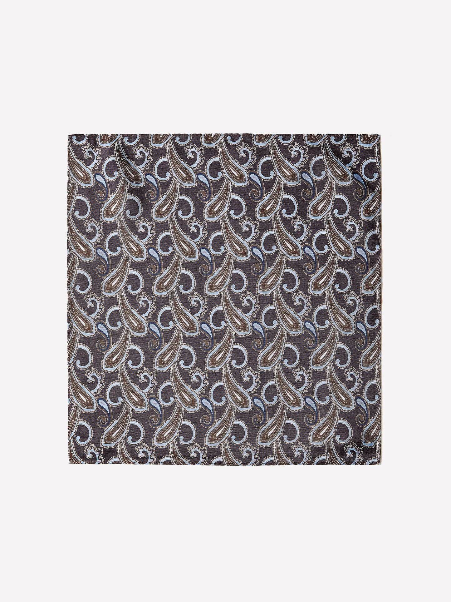 Woven Silk Paisley Pocket Square