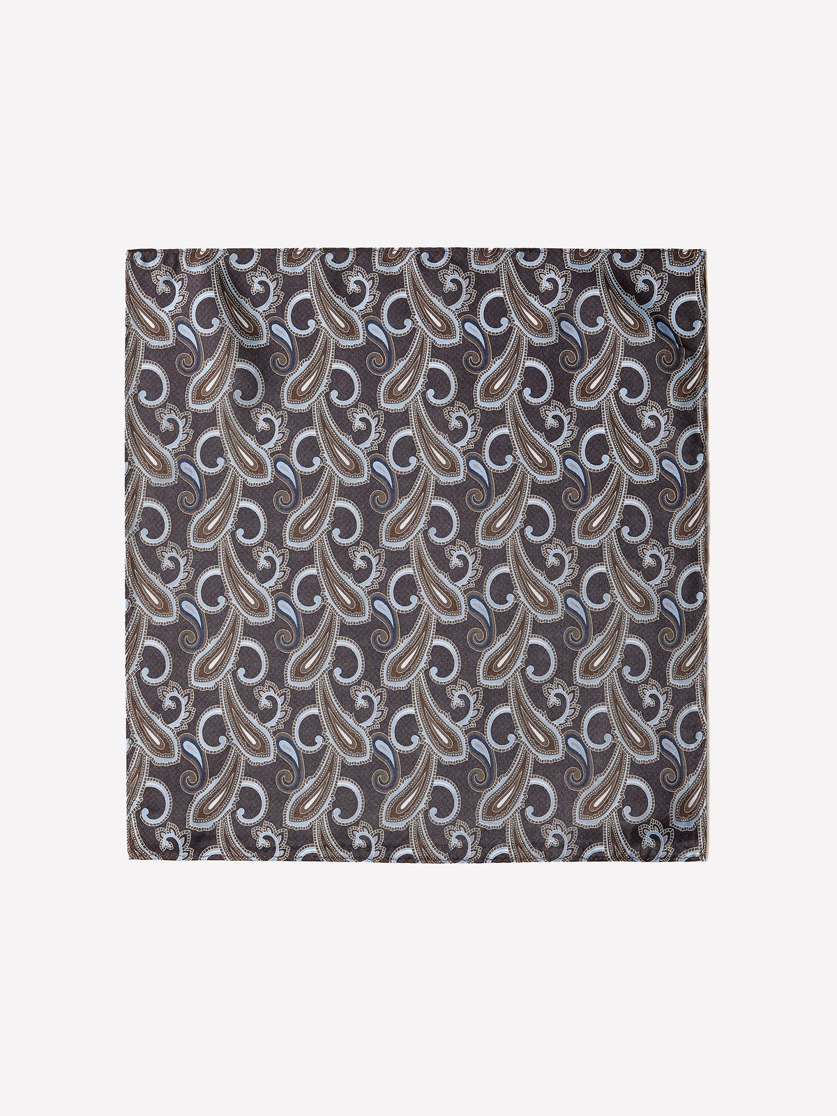 Woven Silk Paisley Pocket Square