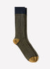 Men's Knit Dress Socks Houndstooth Pattern