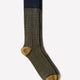 Men's Knit Dress Socks Houndstooth Pattern