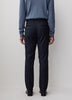 Slim Fit Woven Navy Windowpane Pant
