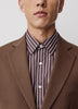 Wool Blend Tailored Men's Blazer Rust