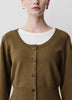 Ladies Knit Cardigan Cotton Nylon Tencel Blend