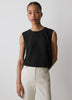 Crew-Neck Satin Cami