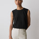 Crew-Neck Satin Cami