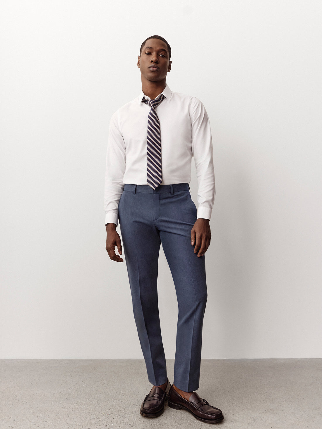 Men's Slim-Fit Steel Blue Suit Pant – RW&CO Men's Slim-Fit Steel Blue Suit Pant – RW&CO