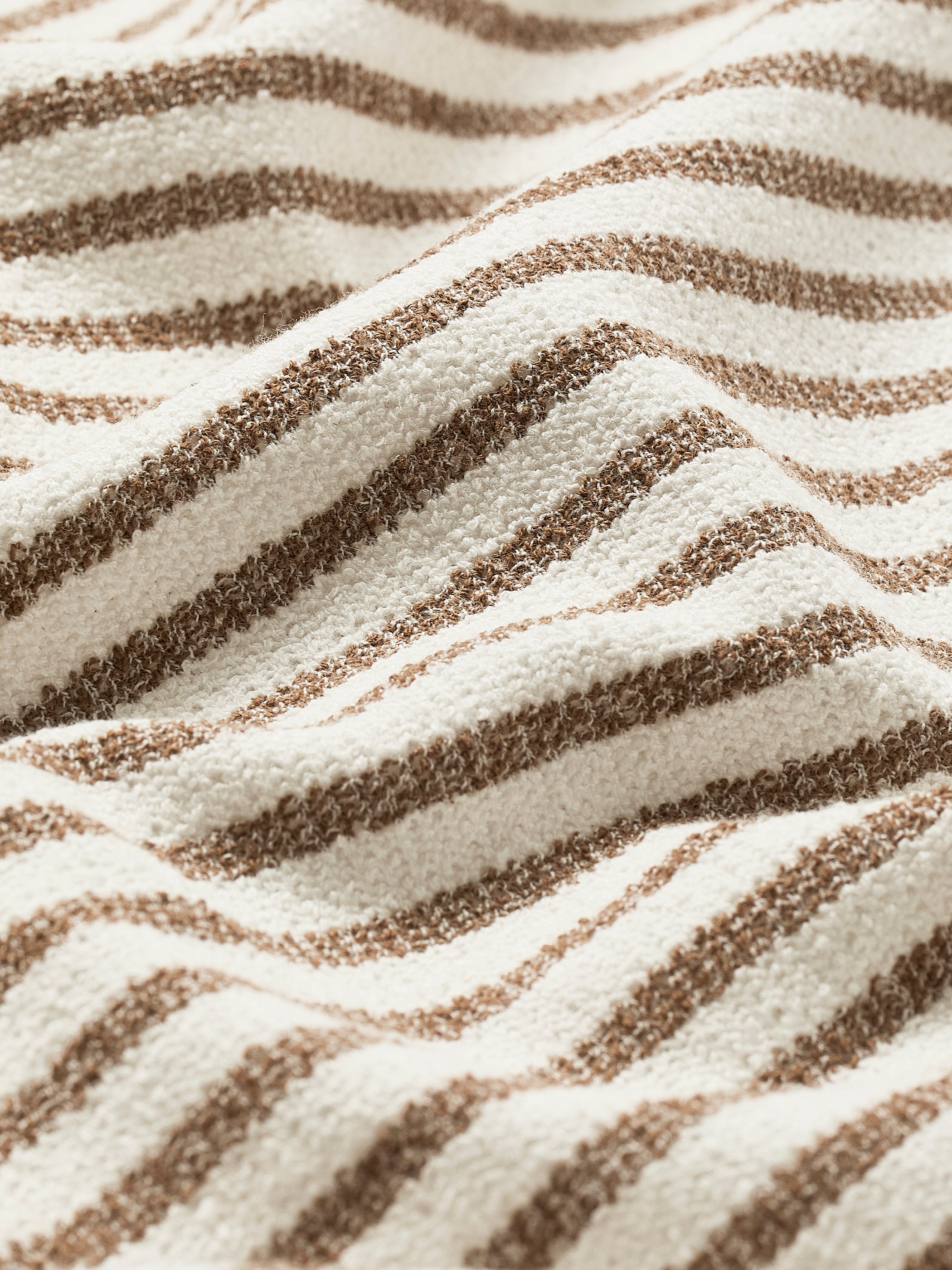 Men's Knit Tailored Collar Shirt Textured Stripe
