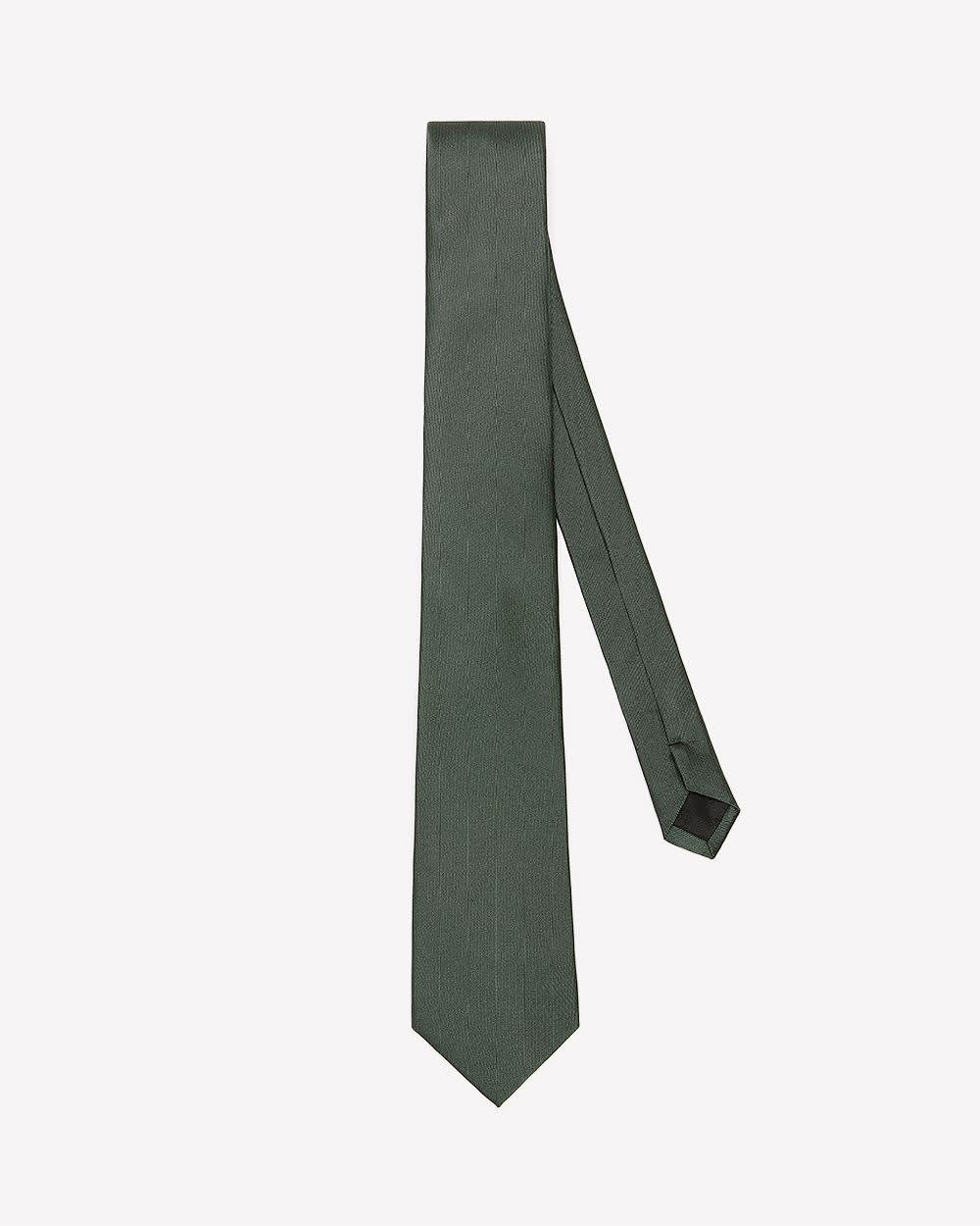 Solid Green Regular Tie