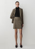Woven Wool Blend Skirt for Women
