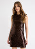 Sleeveless Mini Sequins Cocktail Dress