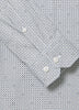 Slim Fit Cotton Knit Shirt with Tailored Collar
