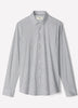Slim Fit Cotton Knit Shirt with Tailored Collar