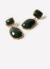 Stone Statement Pendant Earrings