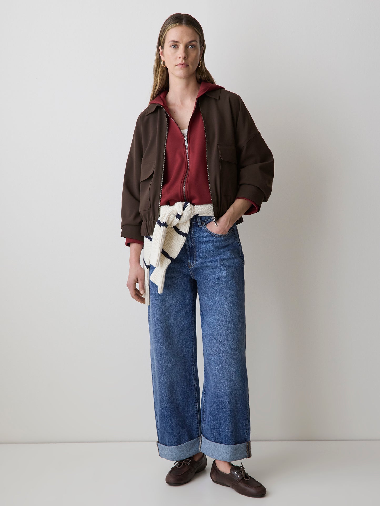 Hooded Ballon Cardigan