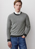 Mens Merino Wool Crewneck Sweater