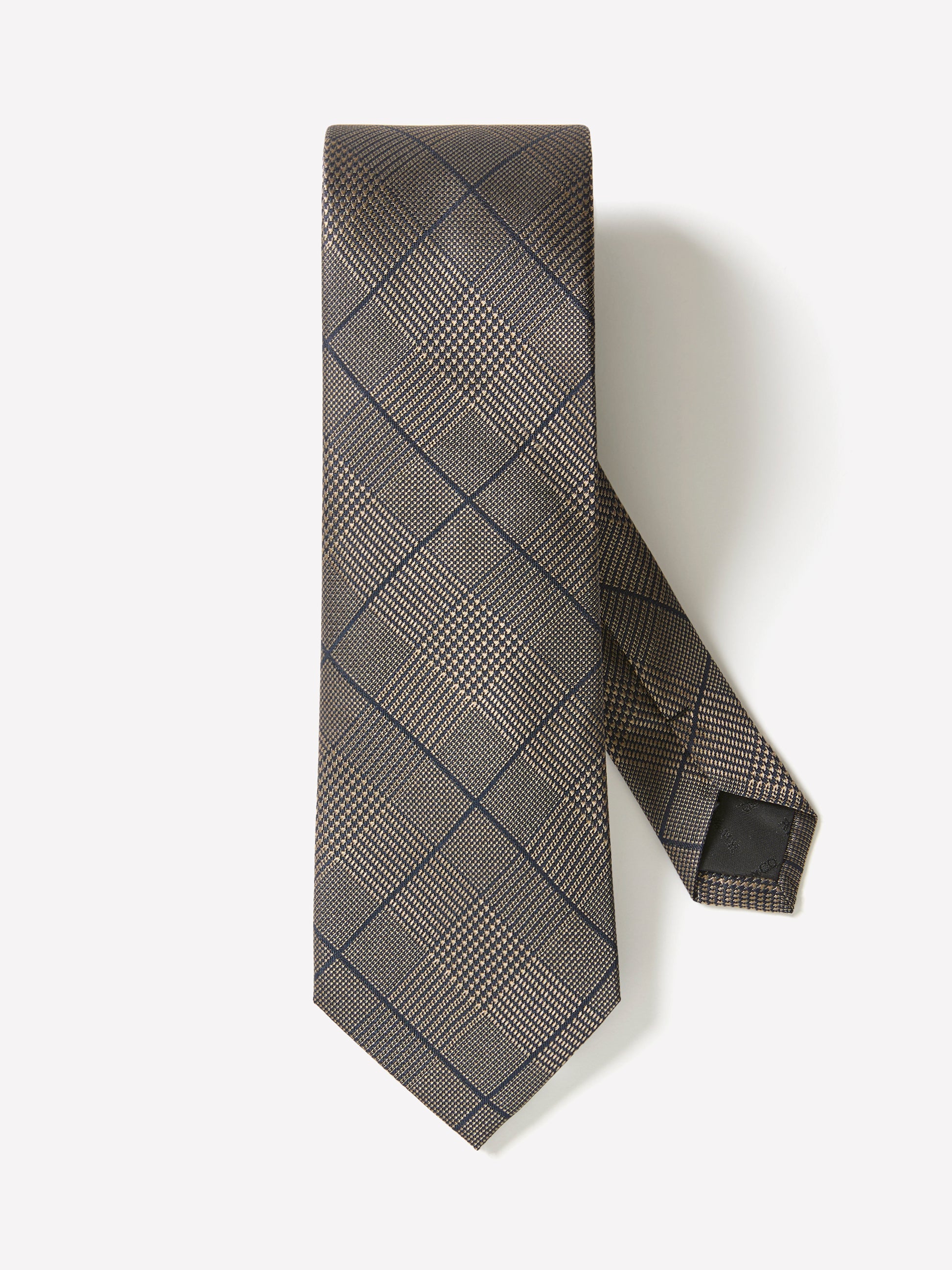 Regular Tie with Checkered Pattern