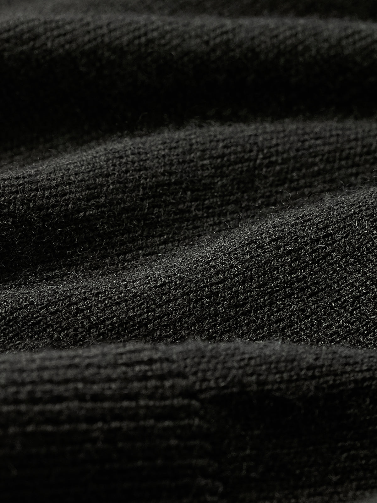 Merino-Wool Half-Zip Mock-Neck Sweater