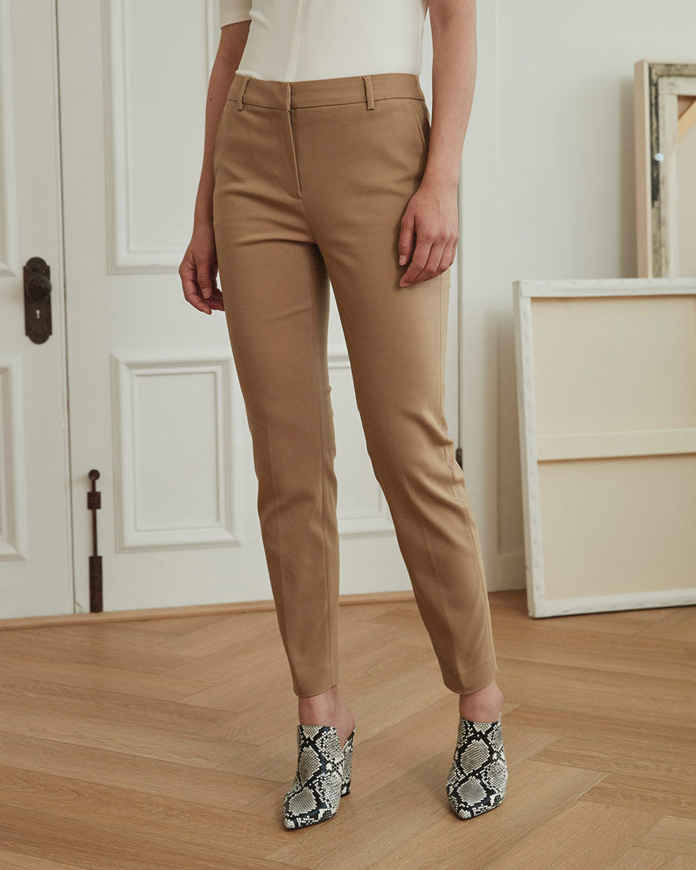 Pantalon Cheville Indispensable à  Coupe étroite Signature