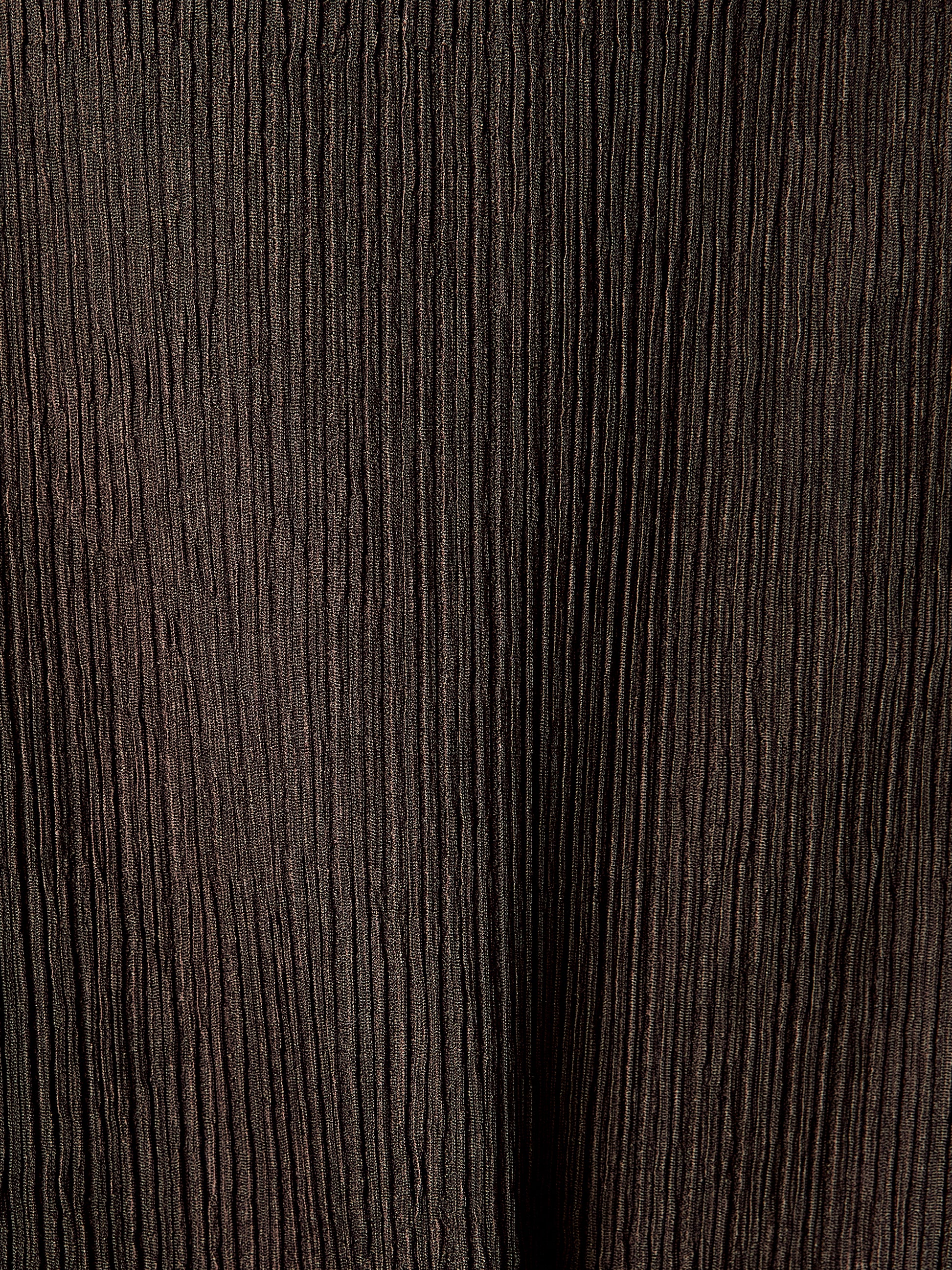 Sleeveless Funnel-Neck Textured Top