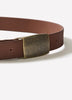 Leather Belt 33mm Width Casual Style