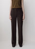 Woven Wide Leg Pant Mid Rise Stretch Fabric