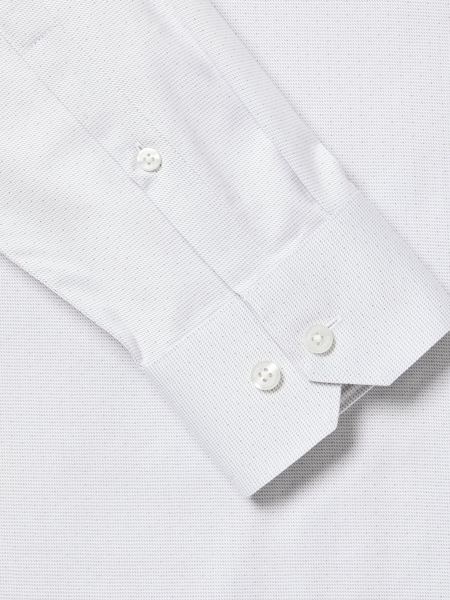 Tailored Cotton Shirt with Stand Collar