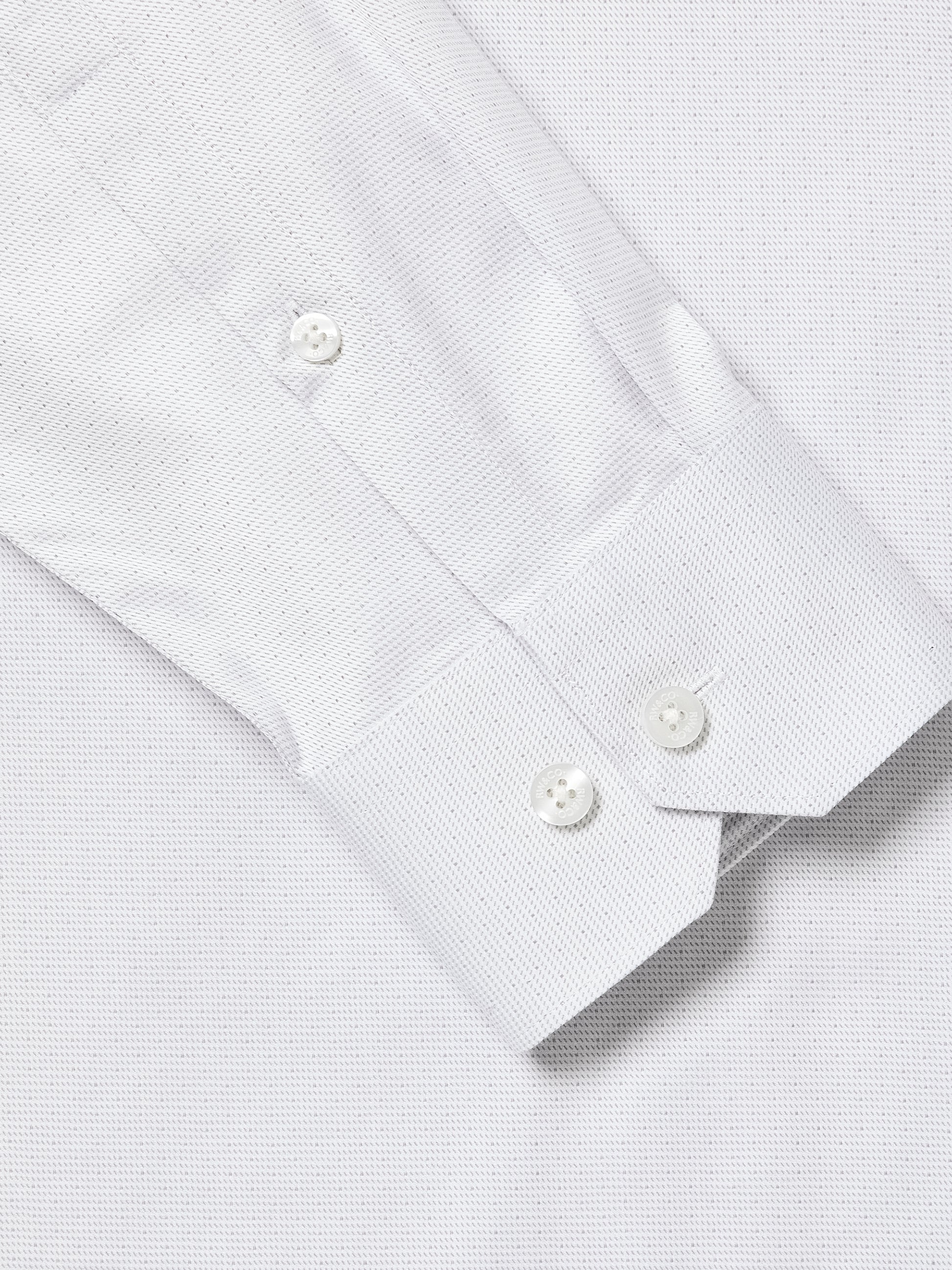 Tailored Cotton Shirt with Stand Collar