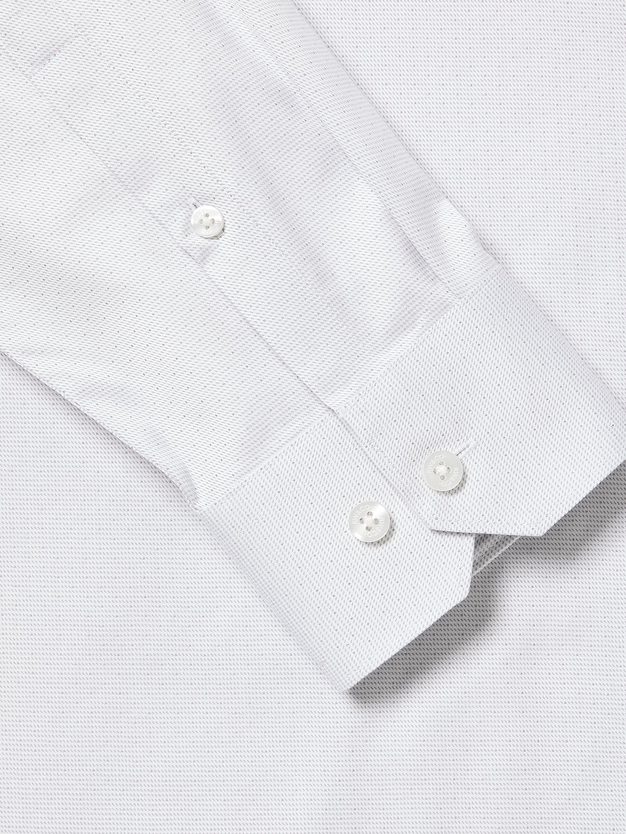 Tailored Cotton Shirt with Stand Collar