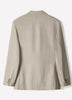 Slim-Fit Oat Brushed Twill Blazer