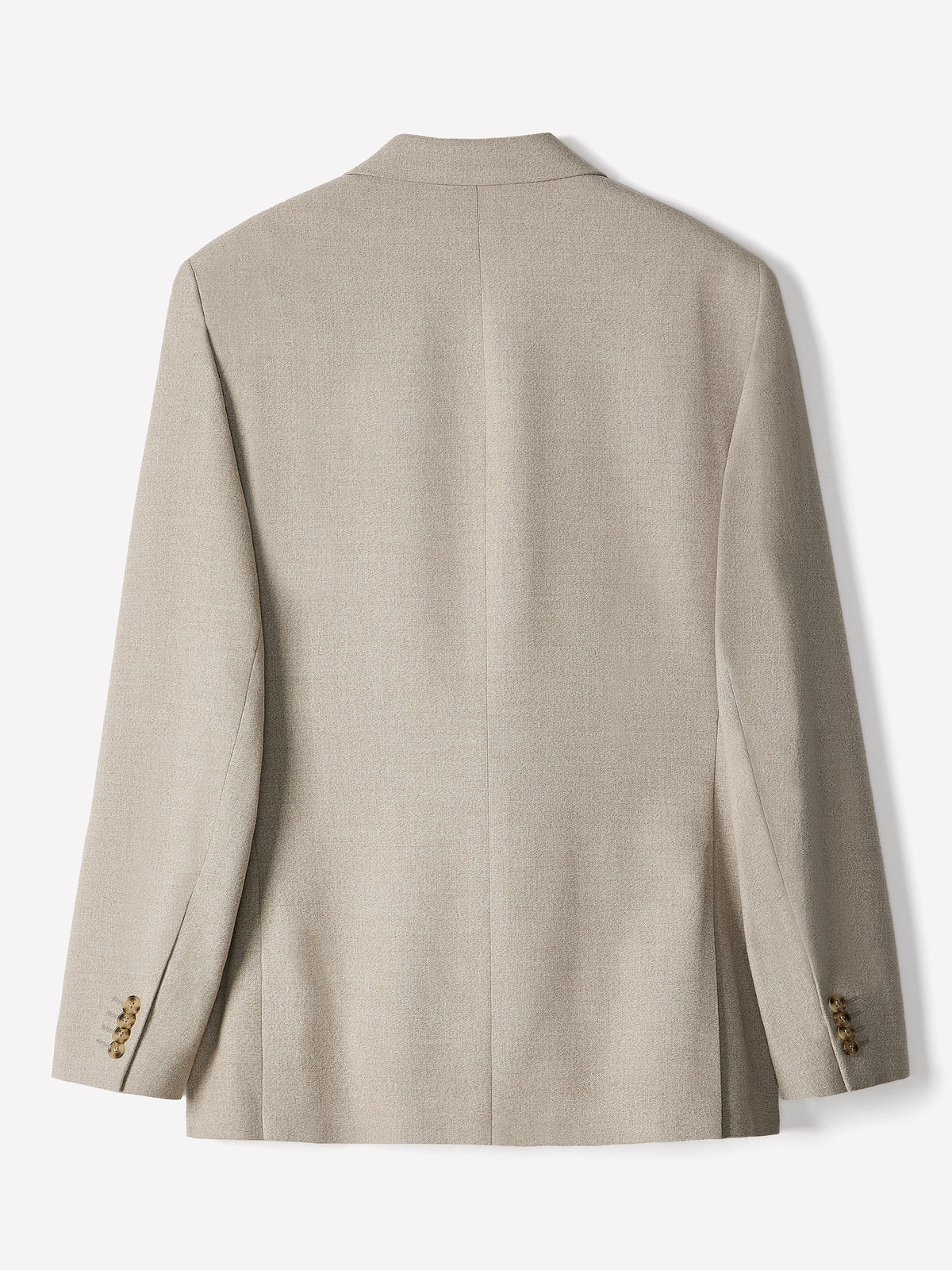 Slim-Fit Oat Brushed Twill Blazer