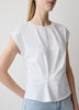 Knit Blouse Organic Cotton Extended Sleeve