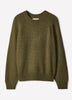 Crew Neck Sweater with Acrylic Cotton Wool Blend