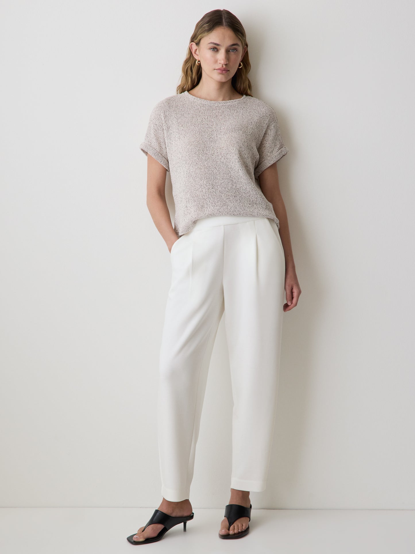 Barrel-Leg Lounge Pant