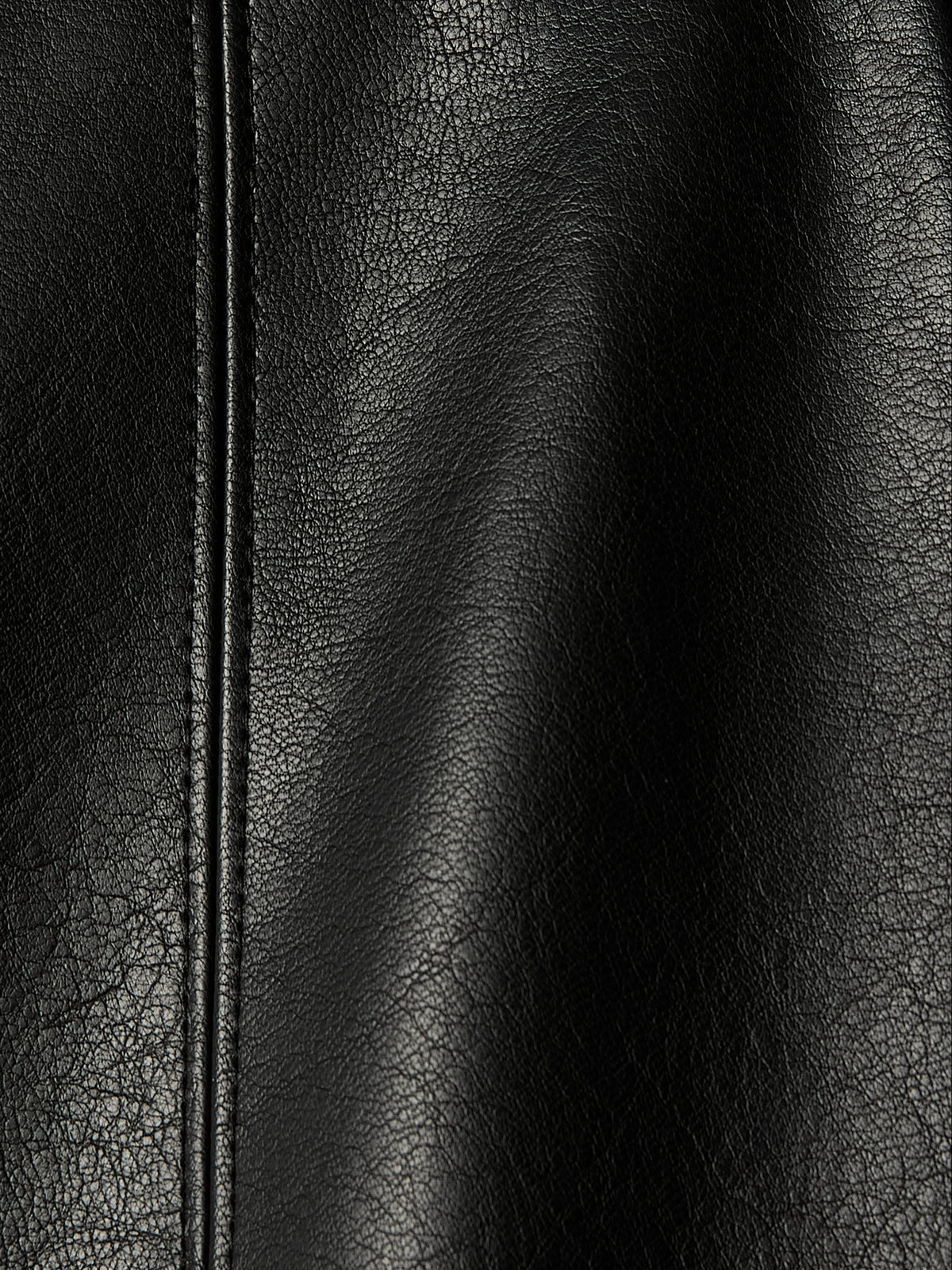 Faux Leather Mini Skirt