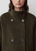 Classic Wool-Blend Double-Breasted Coat