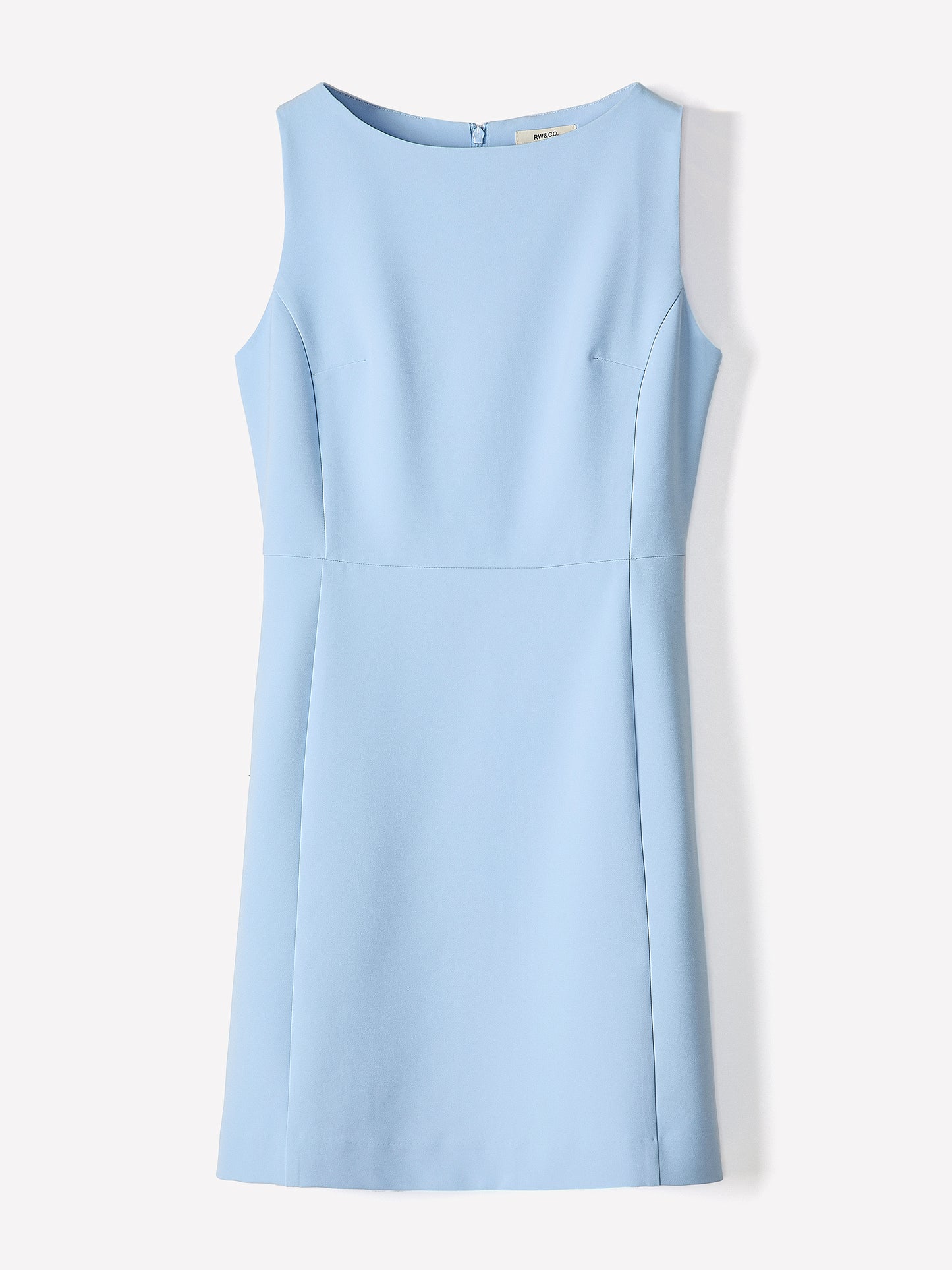 Robe Courte Sans Manches à Col Bateau