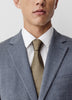 Woven Tailored Blazer in Brushed Med Blue